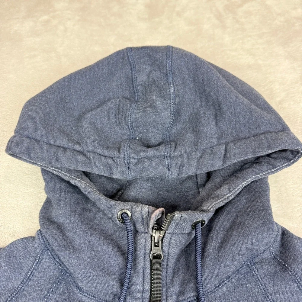 Jordan Marquette Golden Eagles Hoodie Mens L Navy Blue Full Zip Jumpman NCAA Y2K